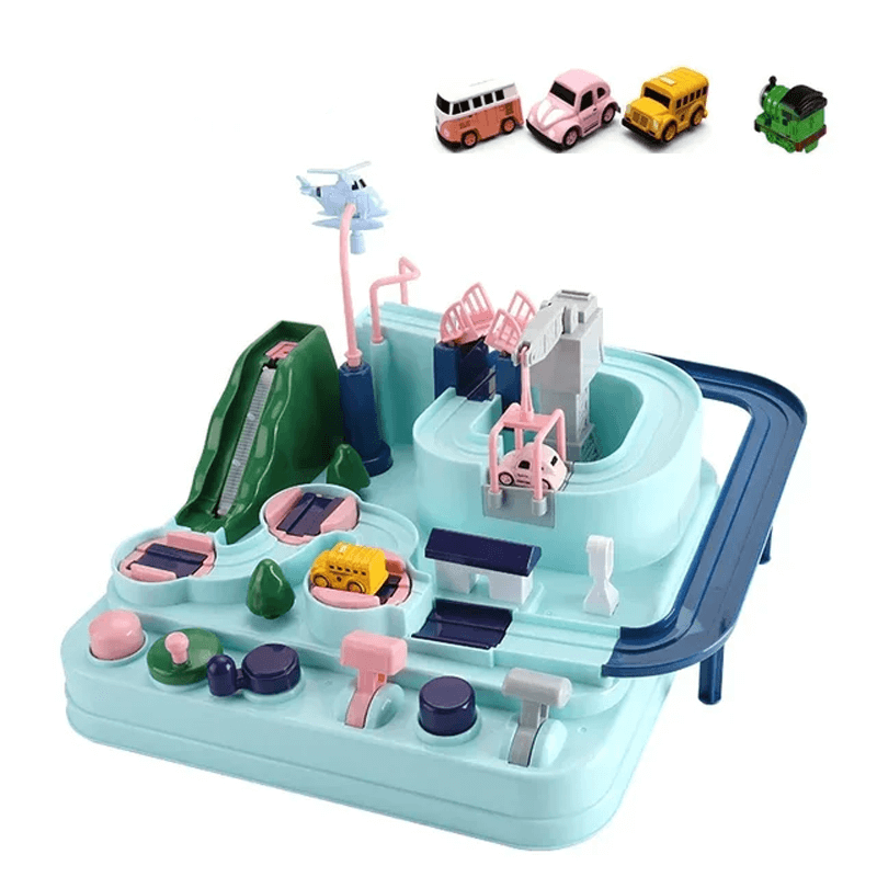 Batterifri Racing Tågmodell – Interaktiv och Stötsäker ABS