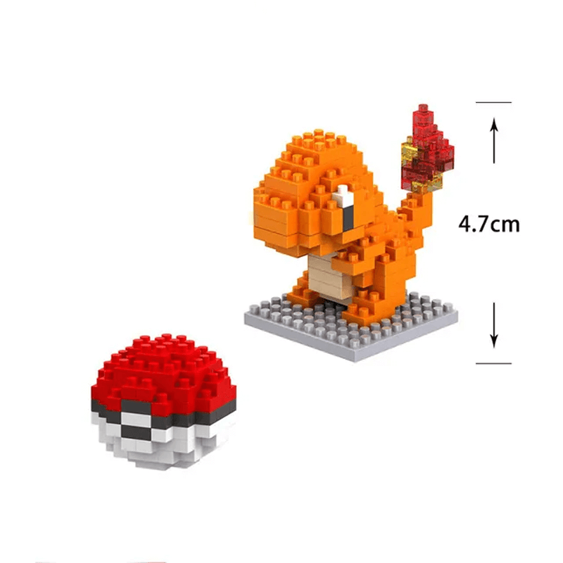 Poke Character Nanoblocks Anime Building Blocks