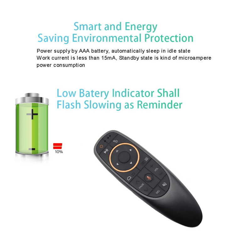 Stemmefjernbetjening – 2.4G trådløs luftmus