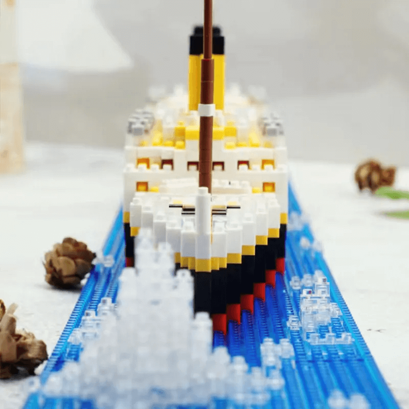 DIY Titanic 3D Byggklossar – 1860 Delar Skeppsmodell