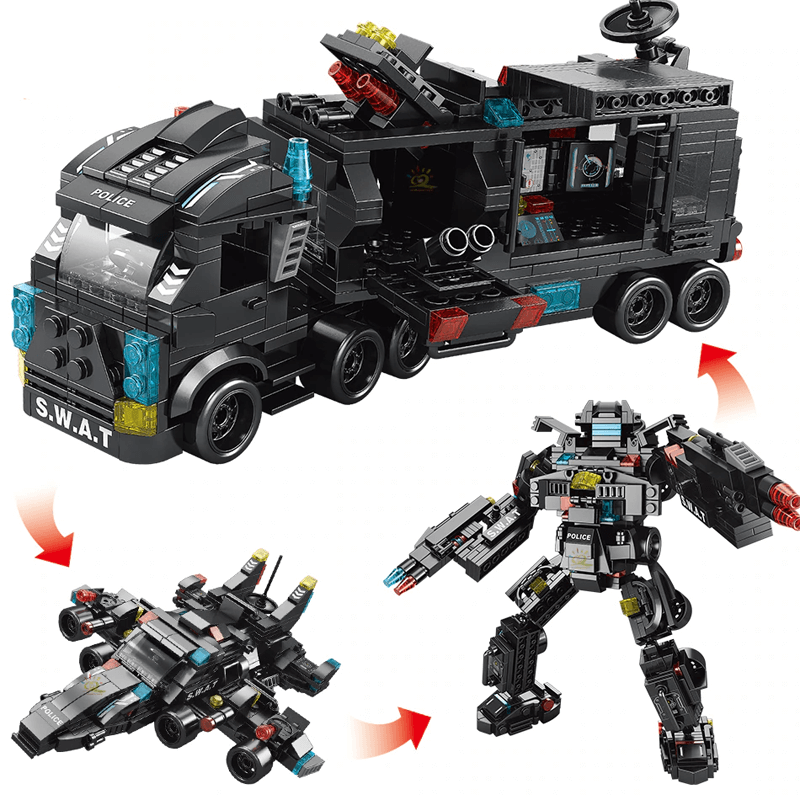 Mechanical Transformation Building Blocks 27-in-1