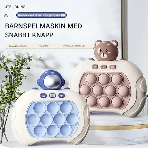 Pop It Snabb Tryck Spelmaskin – Stressavlastande och Pedagogisk Fidget-leksak