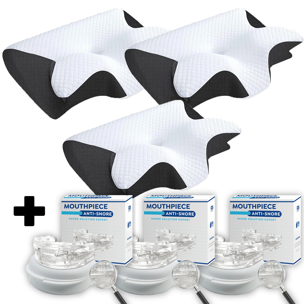 Snoozeit - Ergonomic & Comfortable Orthopedic Neck Pillow