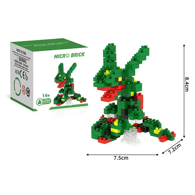 Poke Character Nanoblocks Anime Building Blocks