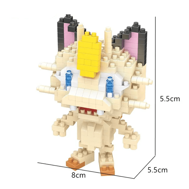 Poke Character Nanoblocks Anime Building Blocks