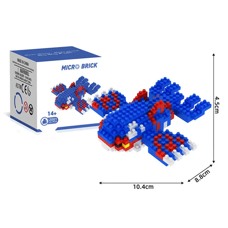 Poke Character Nanoblocks Anime Building Blocks