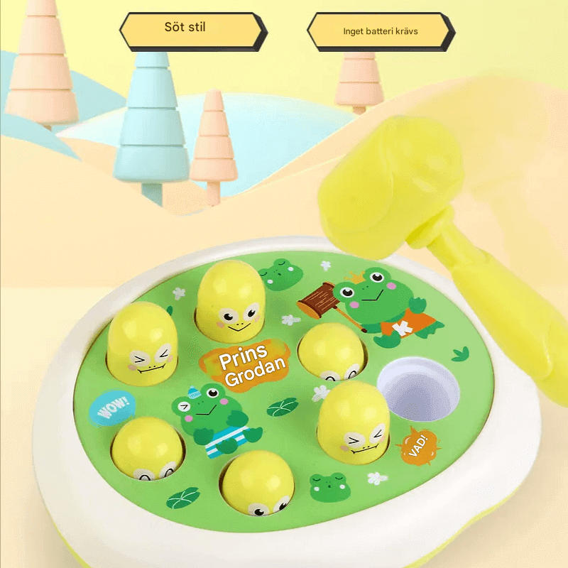 Montessori Whac-A-Mole – Roligt och Utbildande Knackspel för Barn