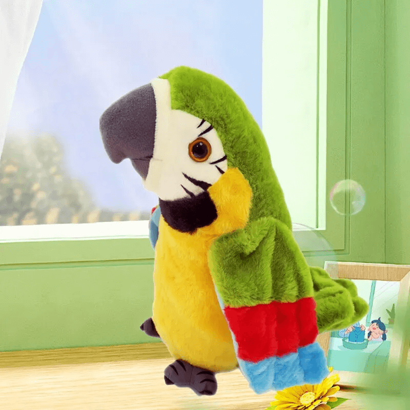 Pratande Papegoja Plysch – Stimulerar Språkutveckling och Fantasifull Lek