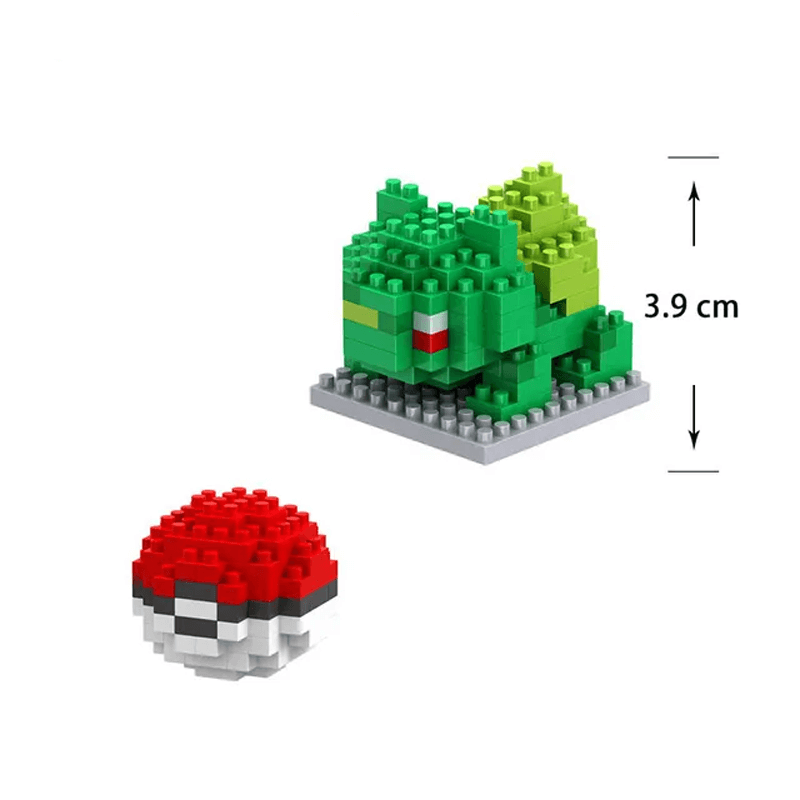 Poke Character Nanoblocks Anime Building Blocks