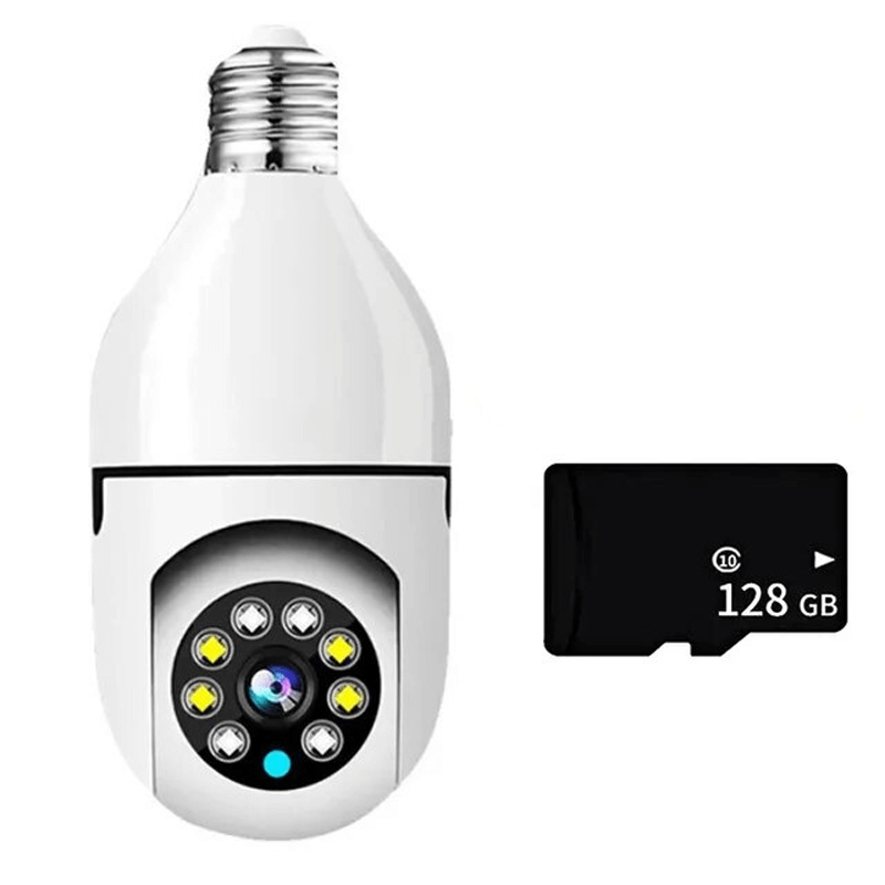 5G WiFi Surveillance Camera in Lamp Format - Wireless Smart Motion Sensor
