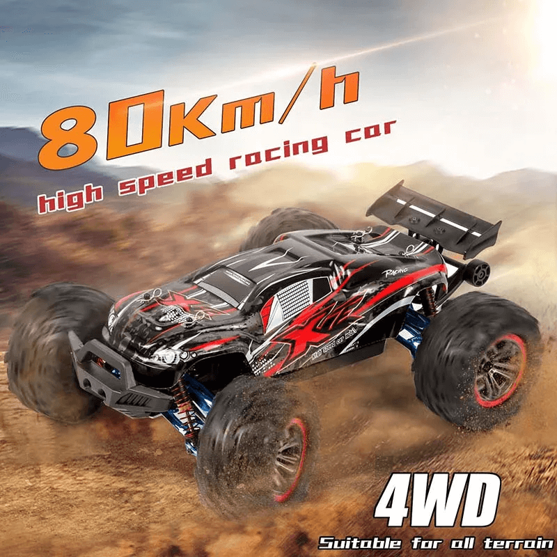 2.4G 4WD Brushless RC Car - High Speed Off-Road Racing Vehicle with 80 km/h