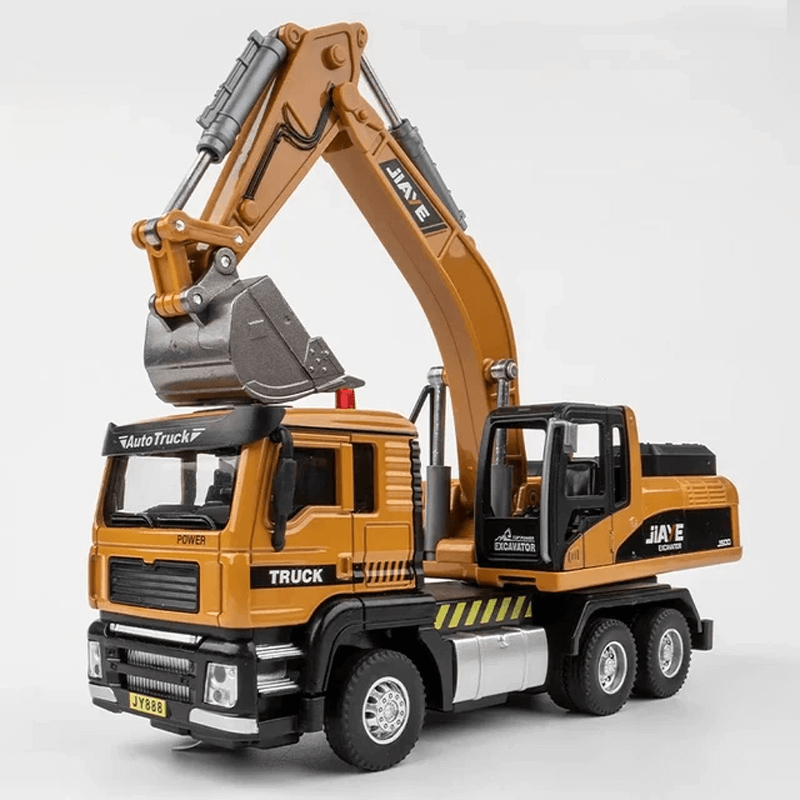 Bilmodell 1:50 med Ljus- och Ljudeffekter – Interaktiv Leksak för Barn