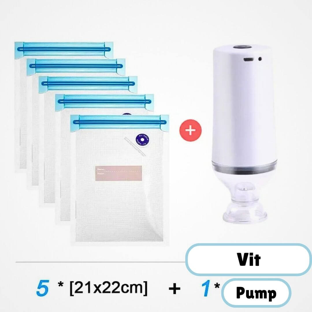 FreshSeal – Vakuumförpackningsset för Längre Hållbarhet på Maten