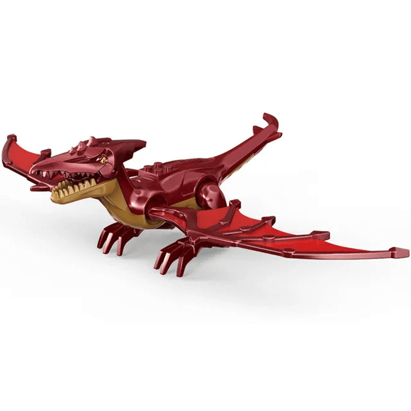 Dinosaurie Byggklossar för Barn – T-Rex Figur | Pedagogisk & Rolig Leksak i ABS-Plast för Kreativ Lek & Finmotorik