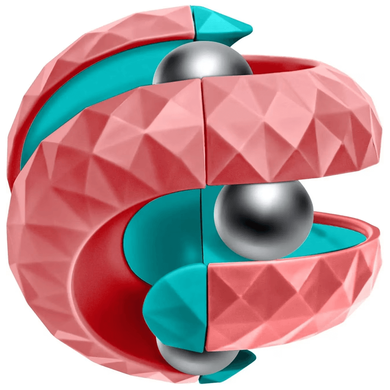 Stressavlastande Orbit 3D Boll Kub – Perfekt Sensorisk Leksak för Barn och Vuxn