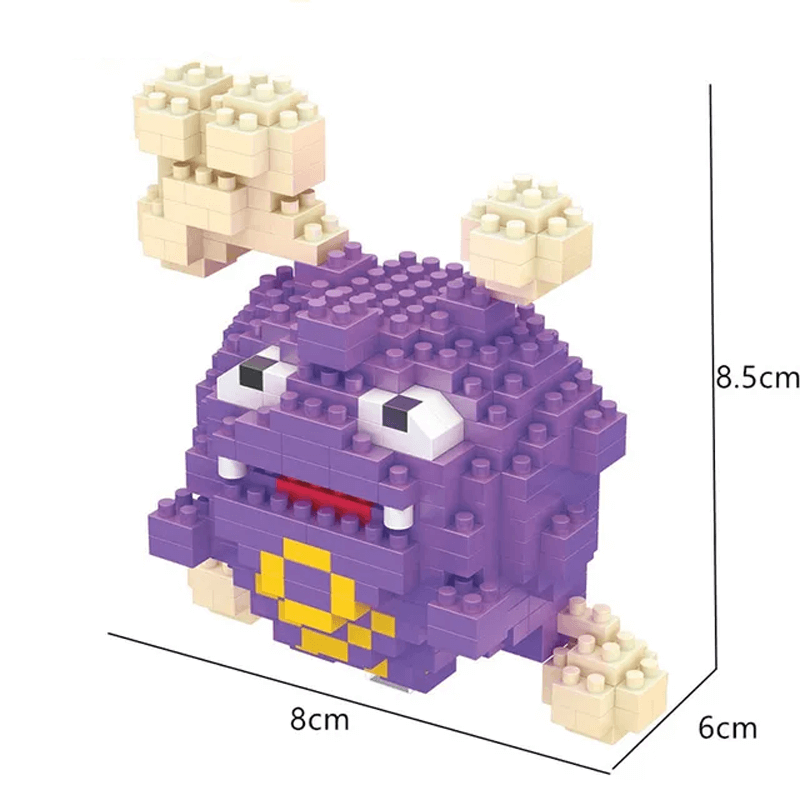 Poke Character Nanoblocks Anime Building Blocks