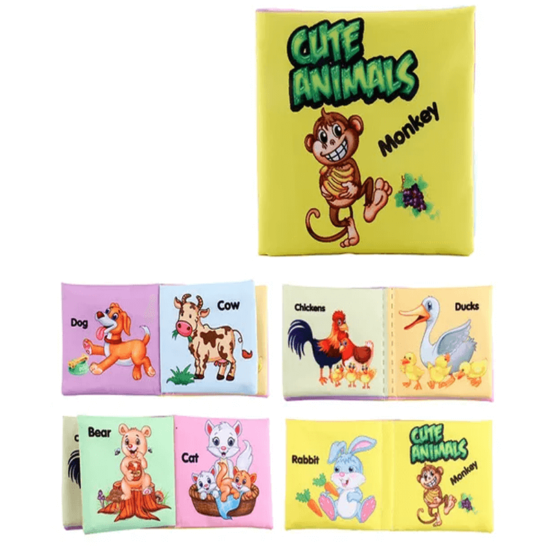 Baby Discovery Books – Tygböcker för Tidig Lärande & Sensorisk Upptäckt