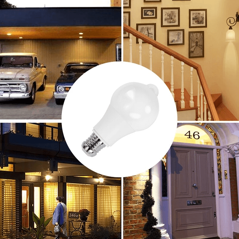 Smart LED-pære med bevægelsessensor – Energieffektiv belysning