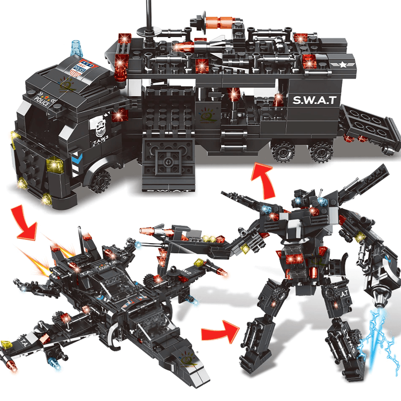 Mechanical Transformation Building Blocks 27-in-1