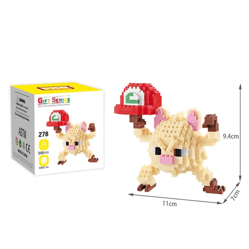 Poke Character Nanoblocks Anime Building Blocks