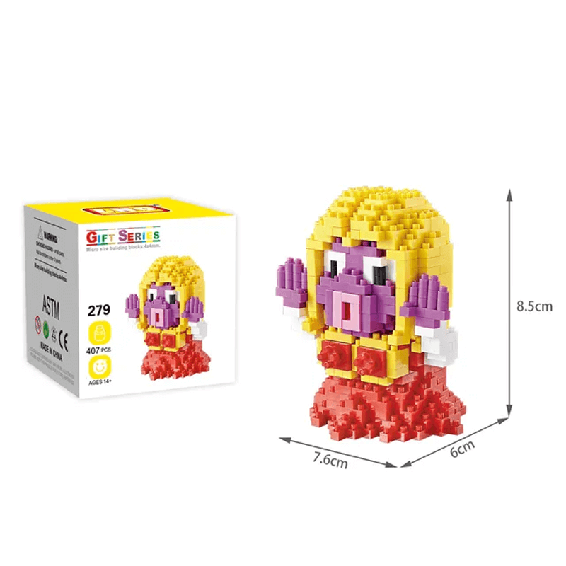 Poke Character Nanoblocks Anime Building Blocks