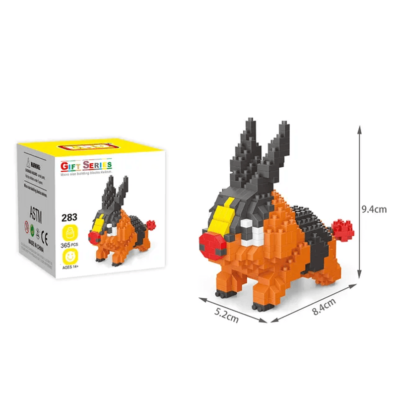 Poke Character Nanoblocks Anime Building Blocks