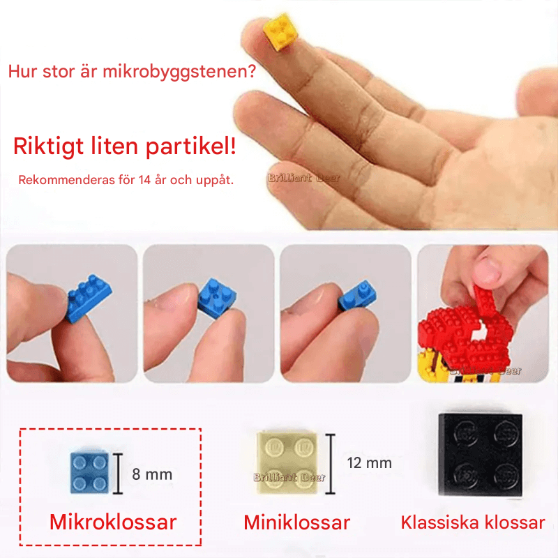 DIY Titanic 3D Byggklossar – 1860 Delar Skeppsmodell