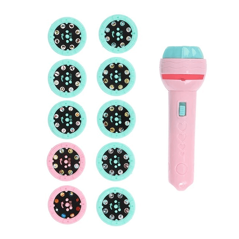 Pedagogisk Projektor Ficklampa – Magisk Leksak för Läggdags och Fantasi