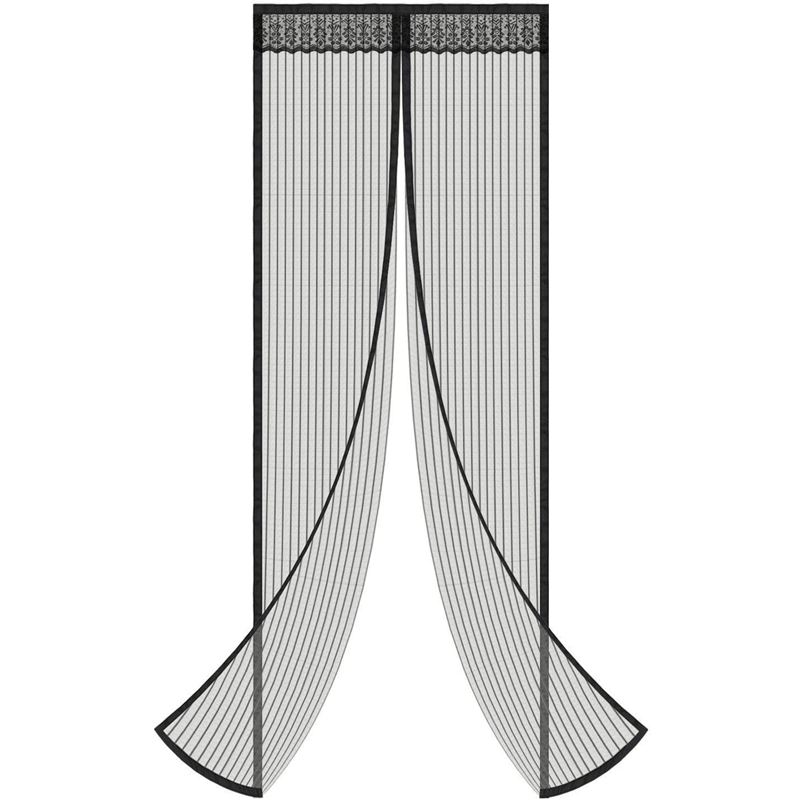 Magnetisk Myggnät för Dörr med Automatisk Stängning | Insektsnät med Magnetlås – Myggskydd för Altan, Balkong & Entré (Flera Storlekar)