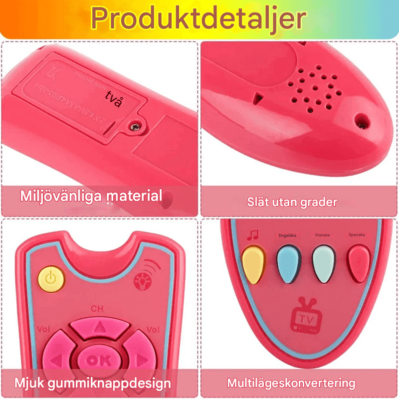 Baby Leksak TV-fjärrkontroll – Musikalisk & Pedagogisk För Spädbarn