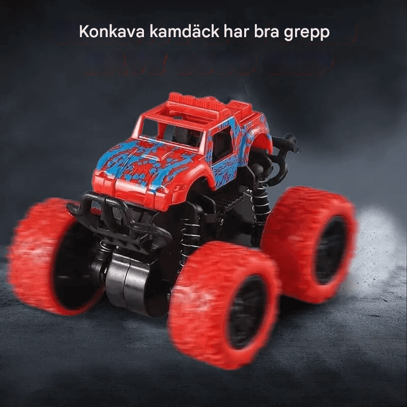Stöttålig 360° Snurr Friktionstruck – Diecast Offroad Bil Leksak