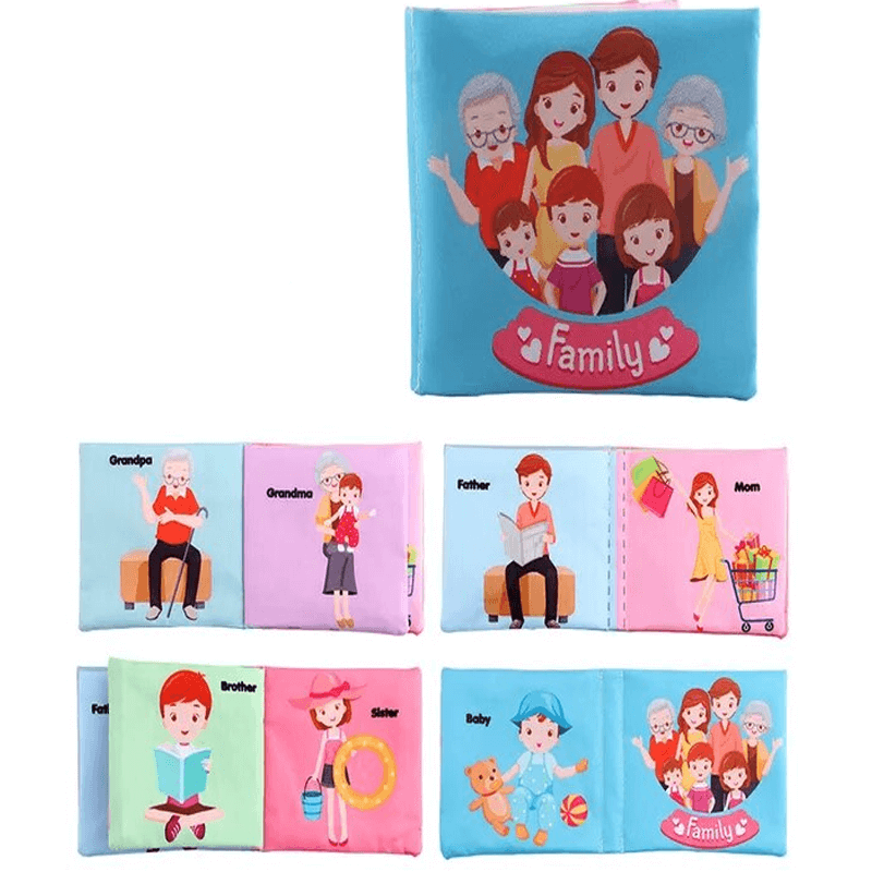 Baby Discovery Books – Tygböcker för Tidig Lärande & Sensorisk Upptäckt