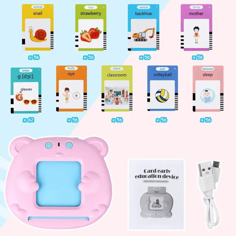 Pratande Flashkort – Utveckla Hörsel, Språk och Kognition hos Barn