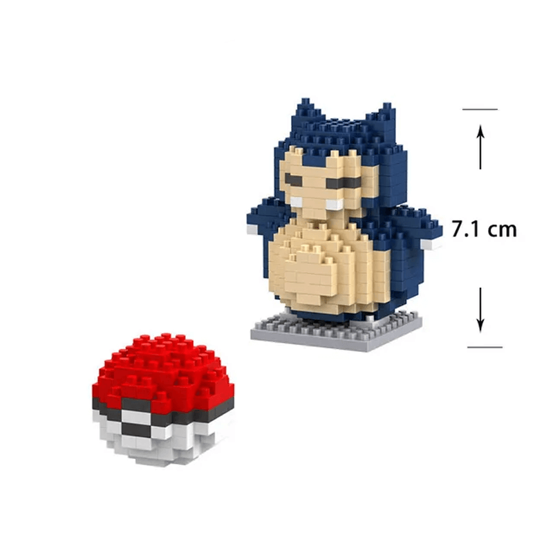 Poke Character Nanoblocks Anime Building Blocks