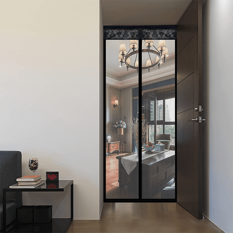 Magnetisk Myggnät för Dörr med Automatisk Stängning | Insektsnät med Magnetlås – Myggskydd för Altan, Balkong & Entré (Flera Storlekar)