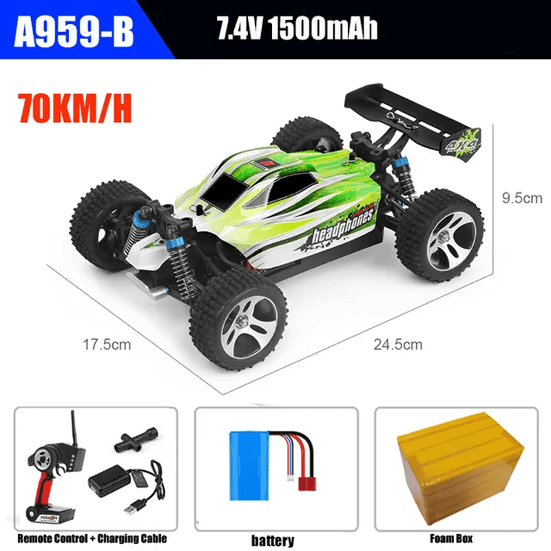 Off-Road Remote Controlled Car 35-70km/h