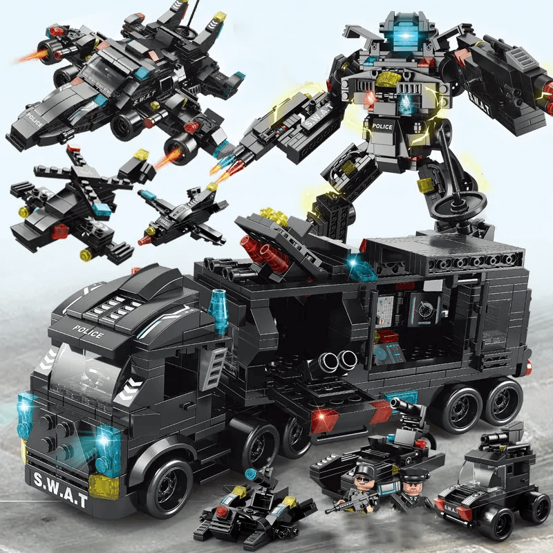 Mechanical Transformation Building Blocks 27-in-1