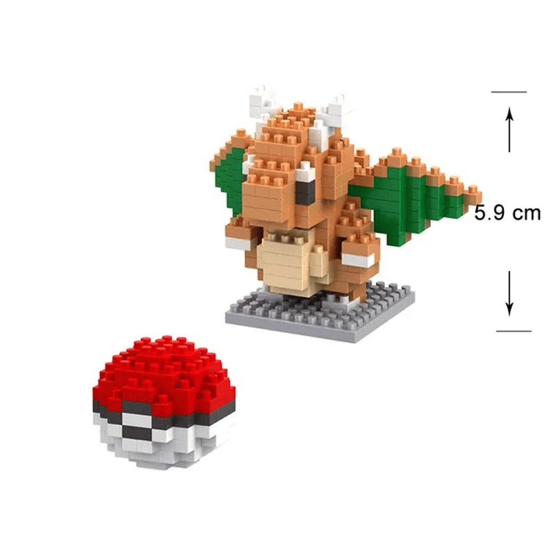 Poke Character Nanoblocks Anime Building Blocks