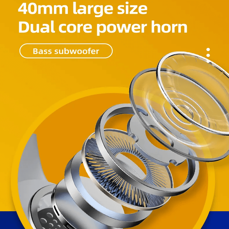 TH10 Trådlösa Stereohörlurar 3D Ljudteknik HiFi Högtalare 12h Batteritid - Kristallklar Ljud
