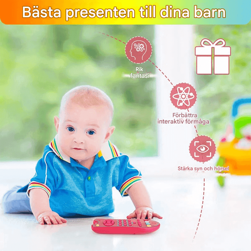 Baby Leksak TV-fjärrkontroll – Musikalisk & Pedagogisk För Spädbarn