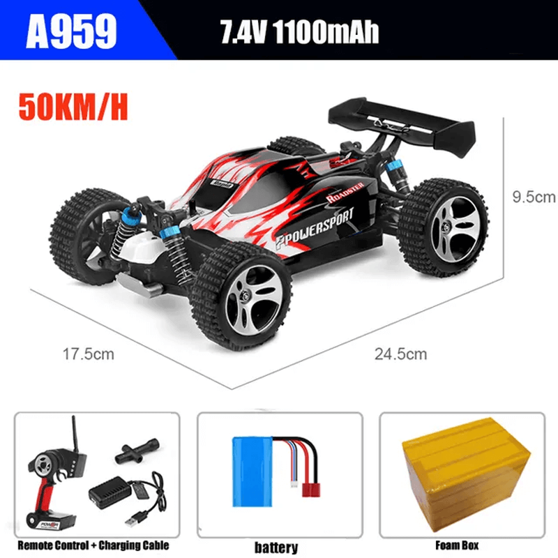 Off-Road Remote Controlled Car 35-70km/h