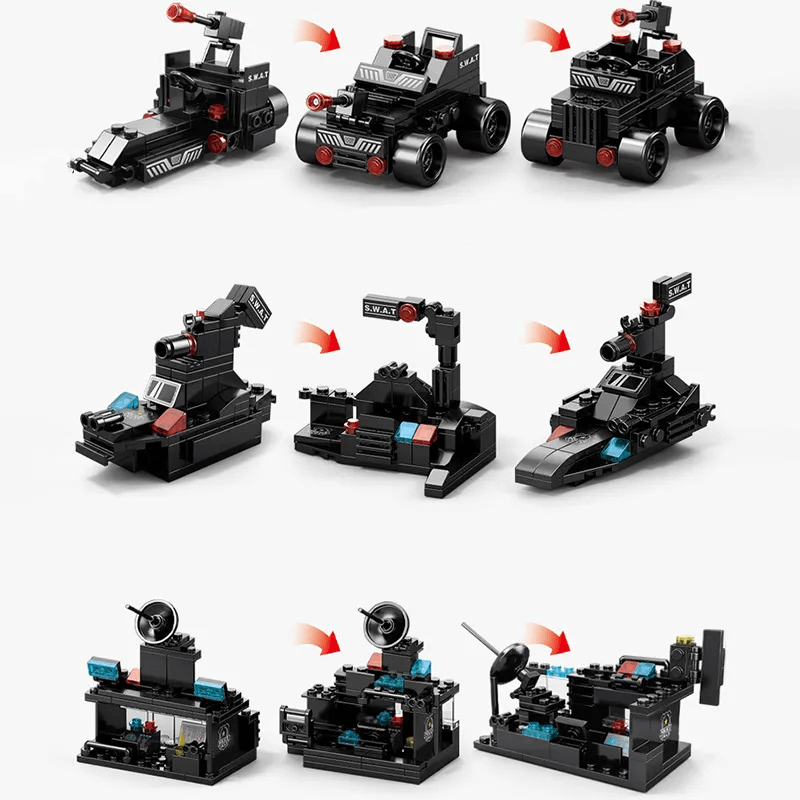 Mechanical Transformation Building Blocks 27-in-1