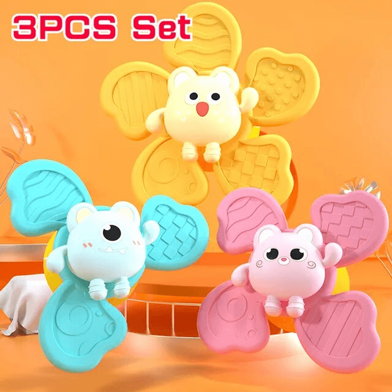 Baby Spinner Toys med Sugeffekt – Stimulerar Sensorisk och Kognitiv Utveckling
