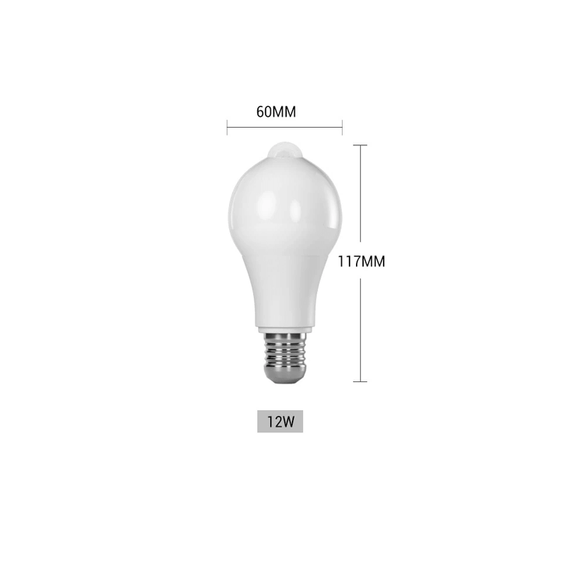 Smart LED-pære med bevægelsessensor – Energieffektiv belysning
