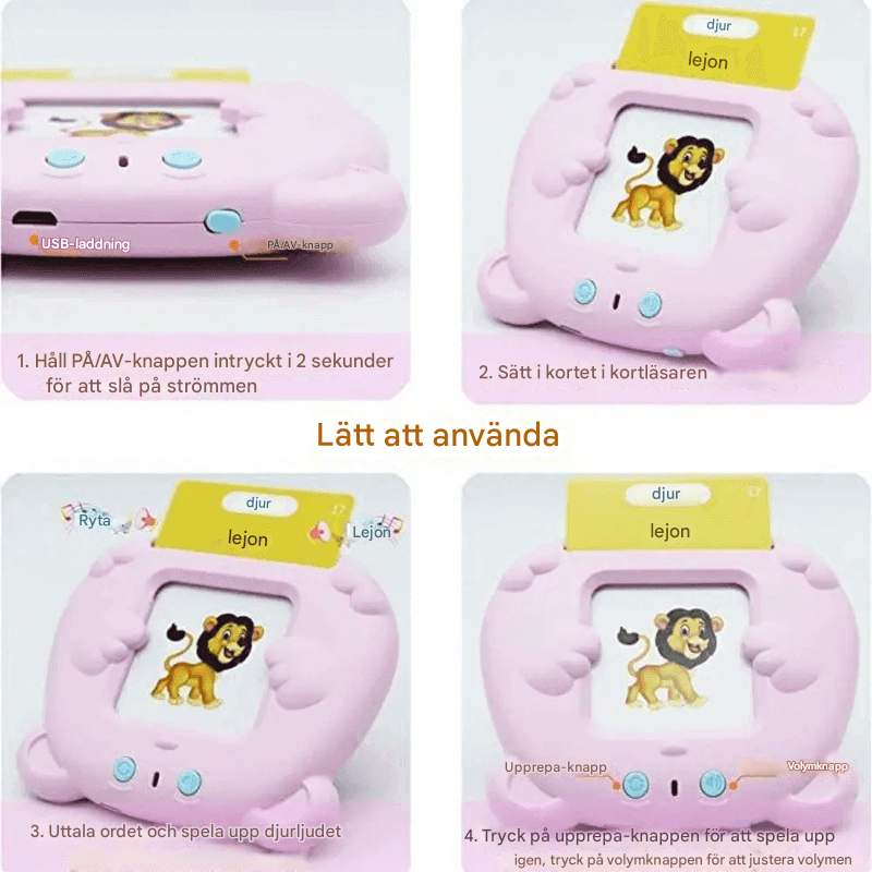 Pratande Flashkort – Utveckla Hörsel, Språk och Kognition hos Barn