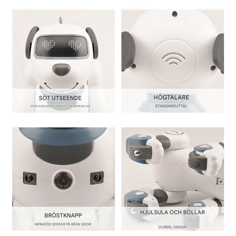 Smart Robot Hund för Barn – Elektronisk, Dansande och Programmerbar Leksak