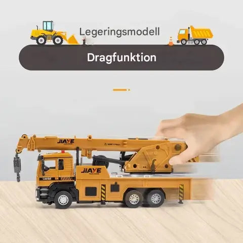 Bilmodell 1:50 med Ljus- och Ljudeffekter – Interaktiv Leksak för Barn