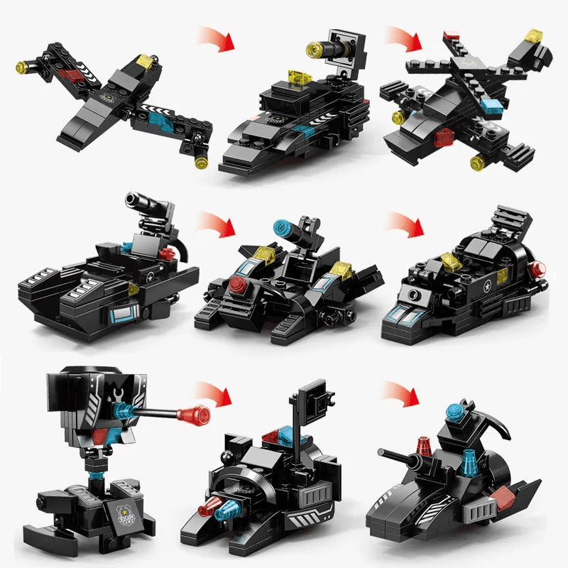 Mechanical Transformation Building Blocks 27-in-1