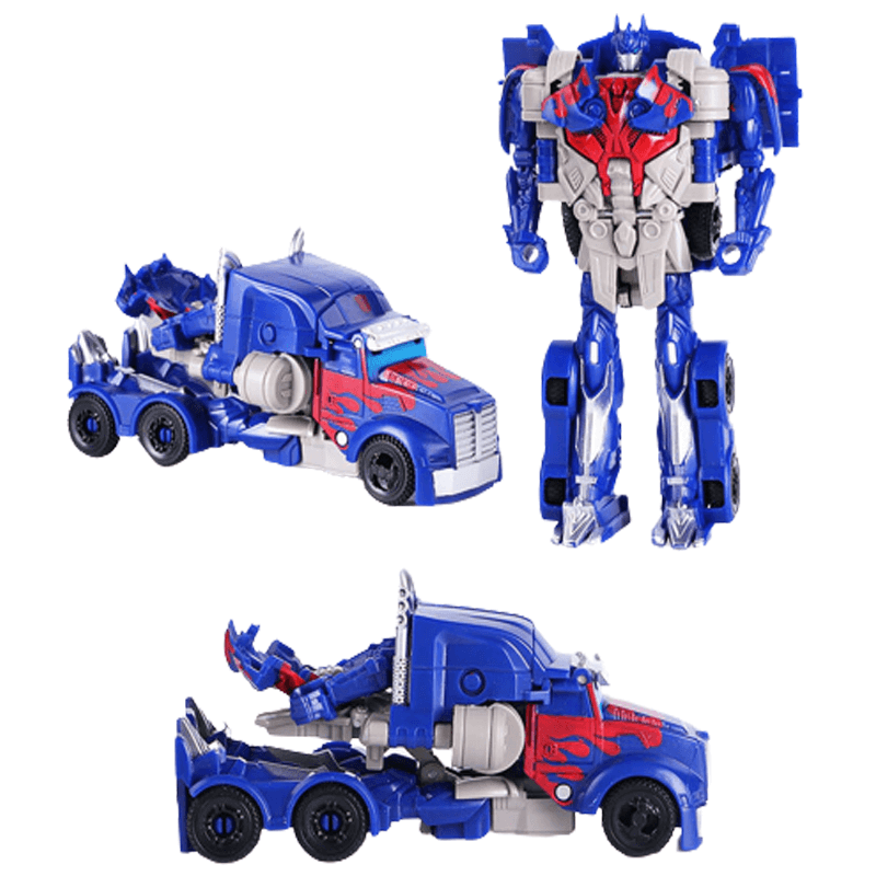Dynamic Transformative Robot Car - Optimus Toy, 1-Step Transformation, Robot & Dinosaur Action Figure for Boys