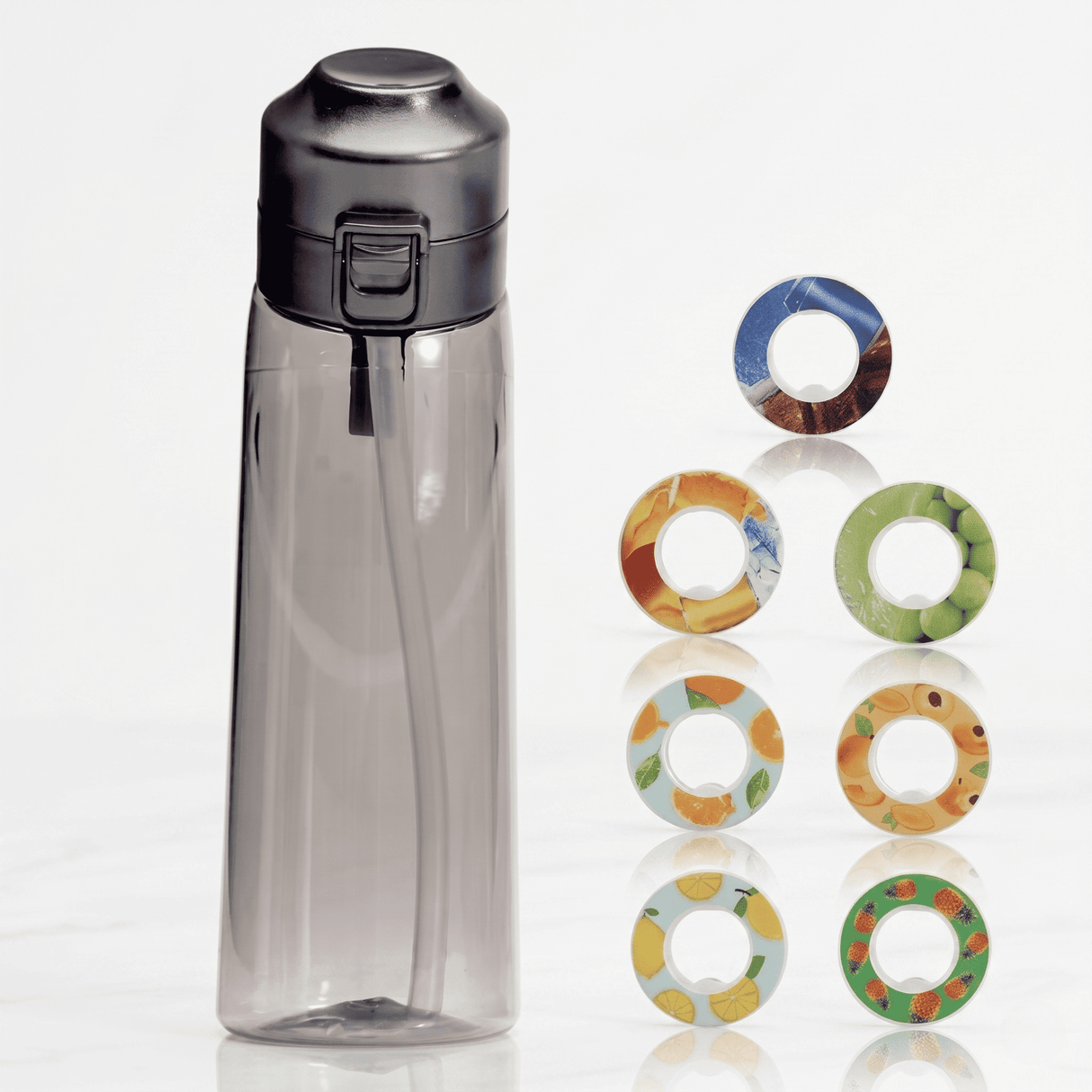 Air Vattenflaska med Doftringar 7 Kapslar 650ml